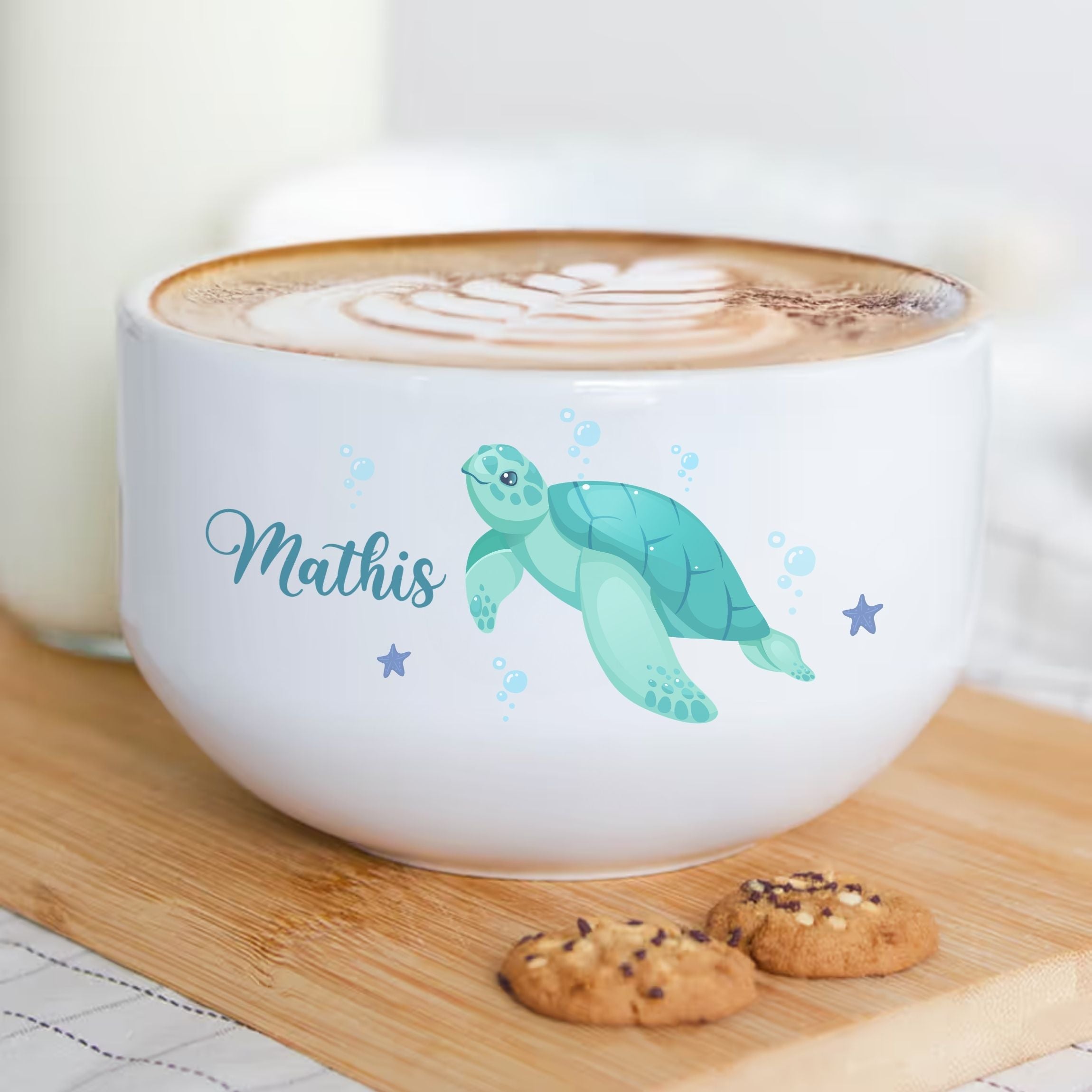 Bol enfant personnalisé Tortue de mer