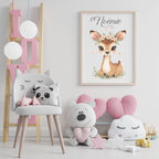 Affiche personnalisée biche