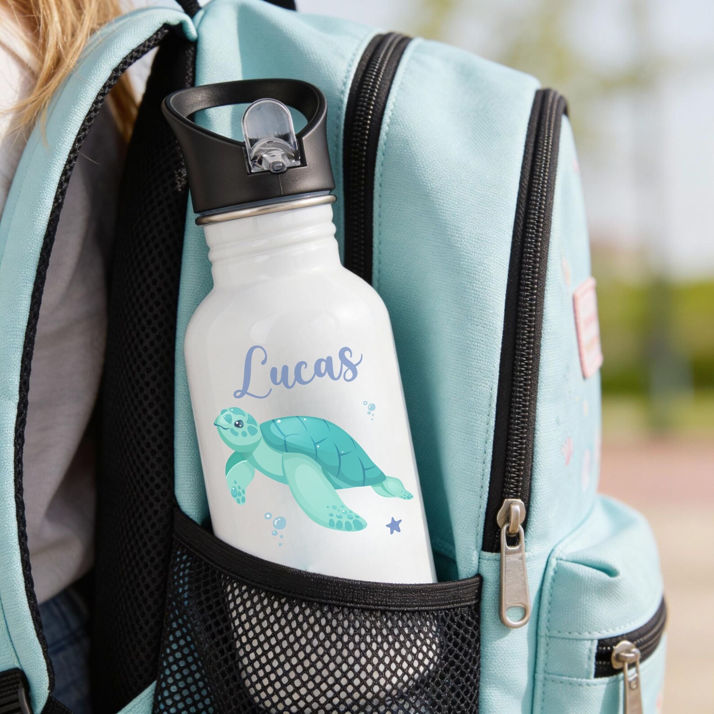 Gourde enfant personnalisée Tortue de mer