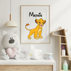 affiche roi lion simba