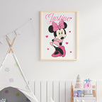 affiche minnie personnalise