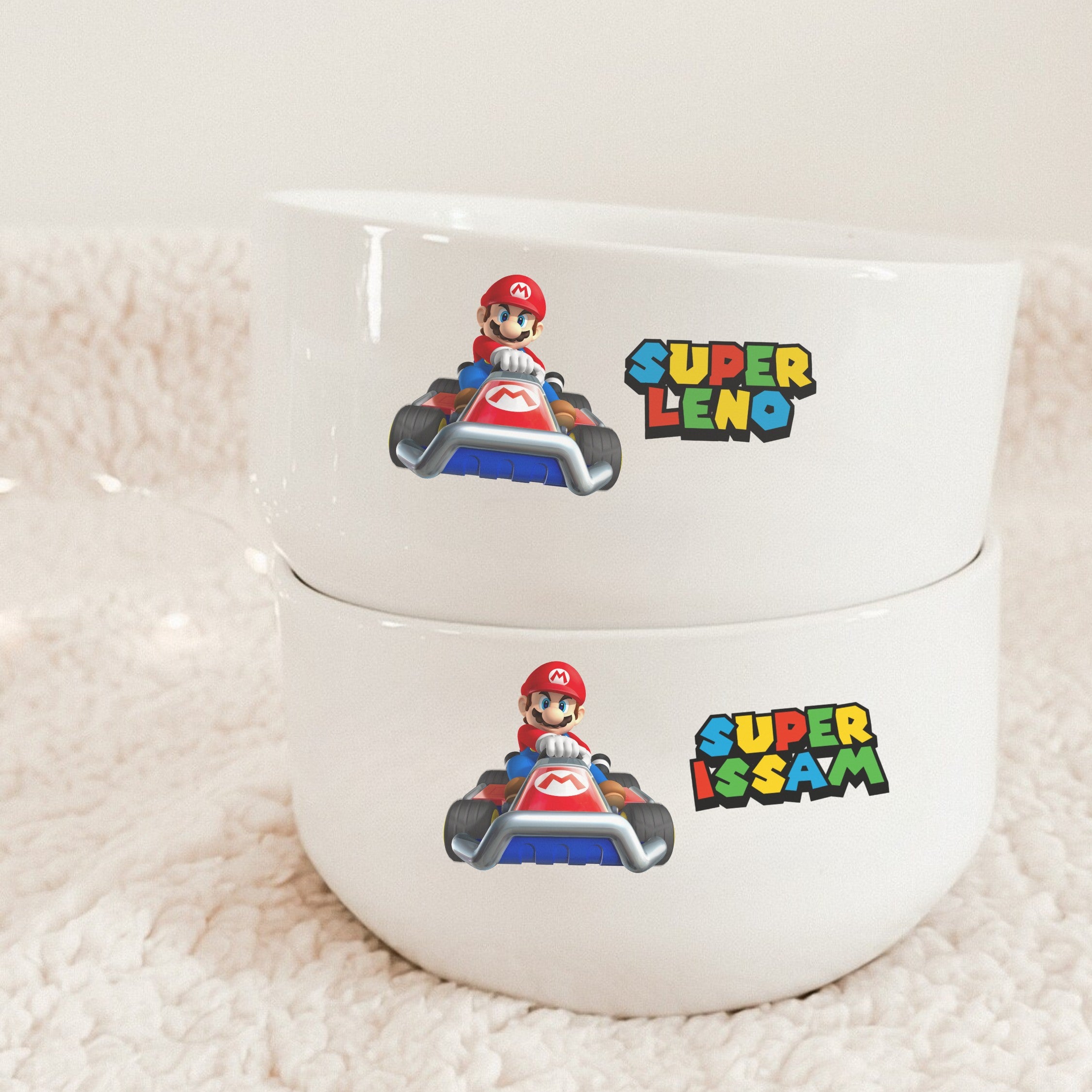 bol super mario personnalise cadeau gamer