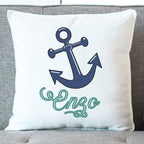 coussin ancre marine personnalise