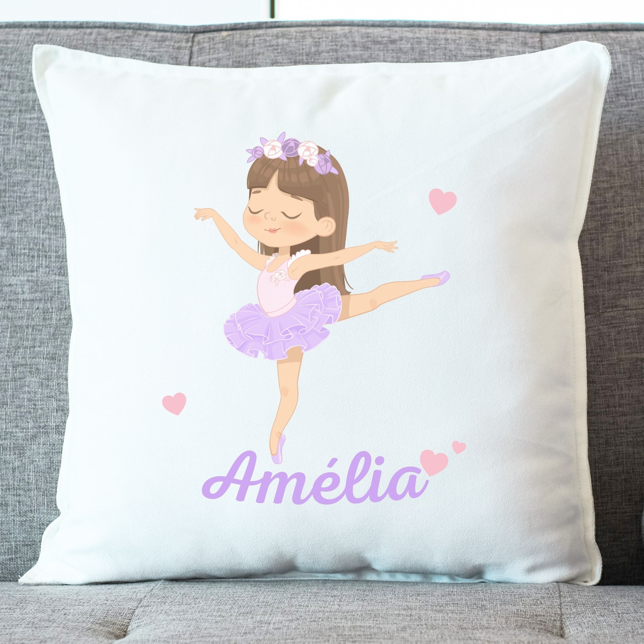 coussin enfant danseuse personnalise