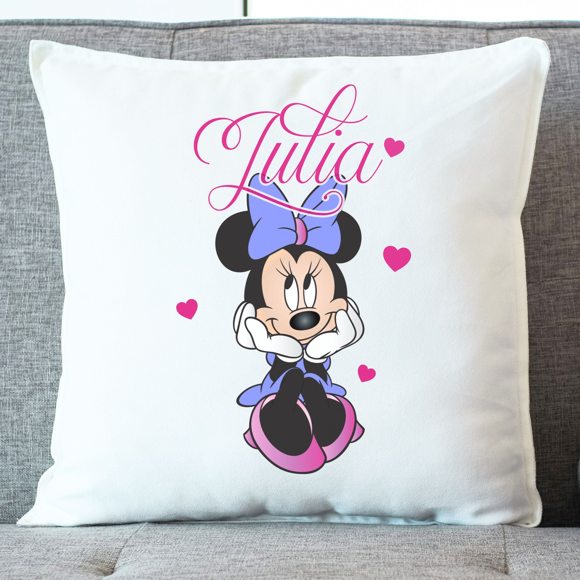 coussin minnie personnalise