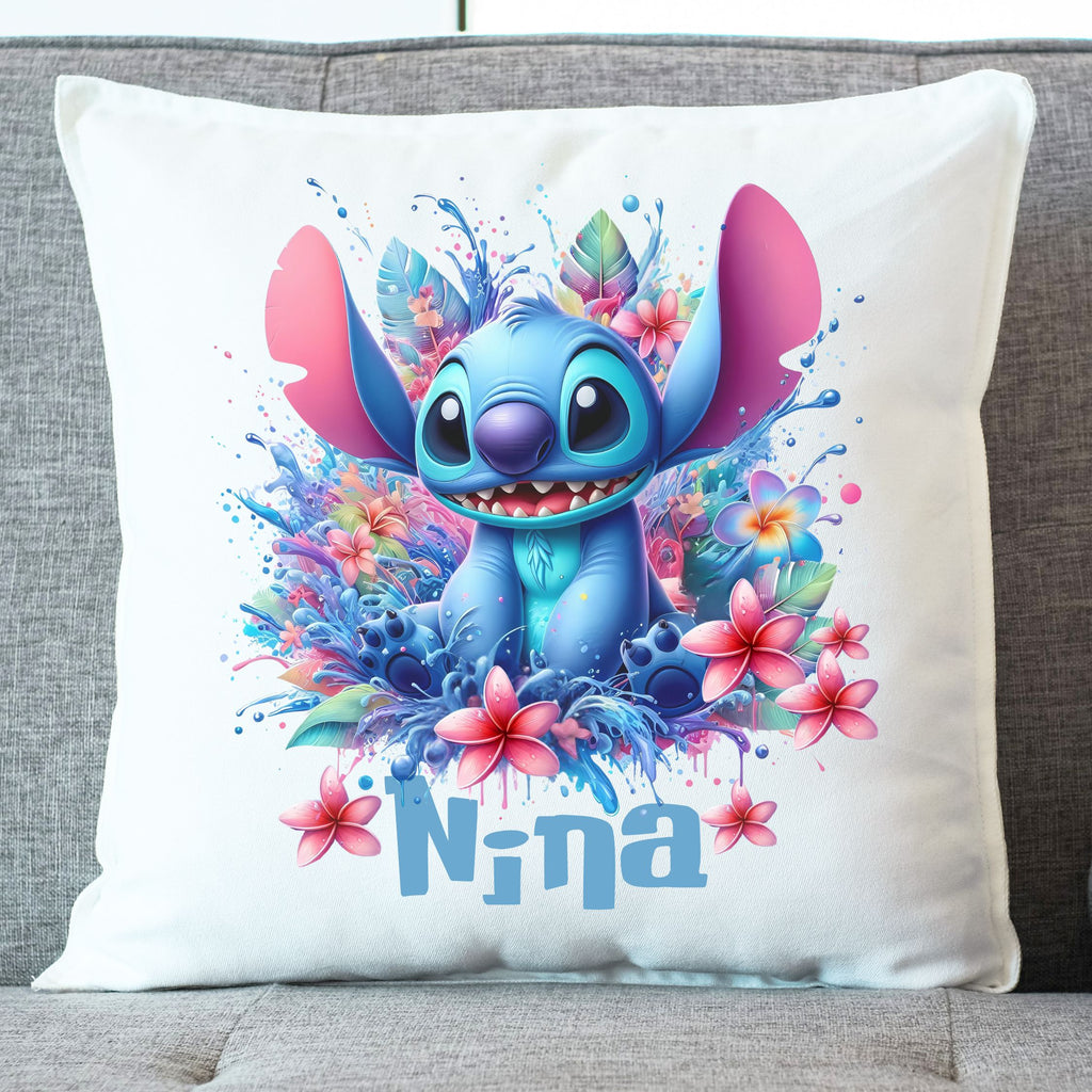 coussin stitch personnalise prenom
