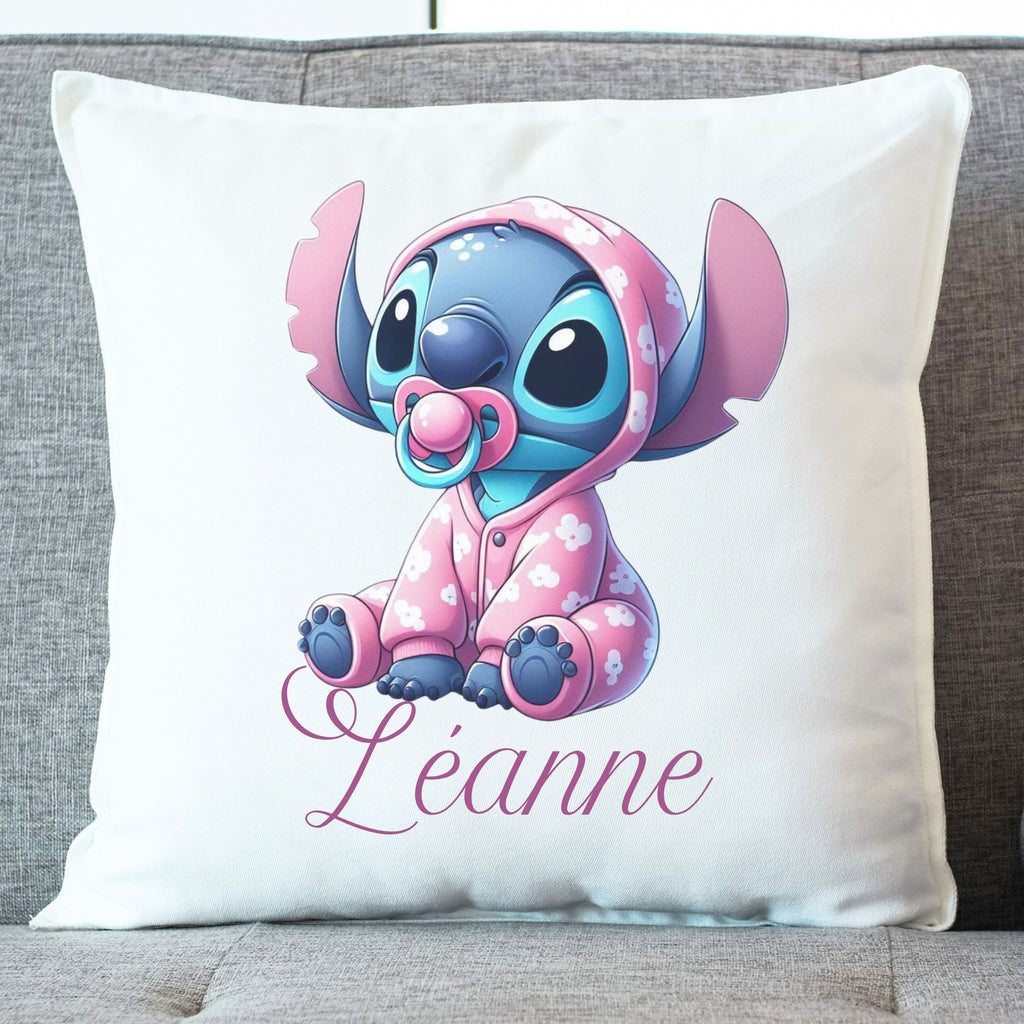 coussin stitch prenom