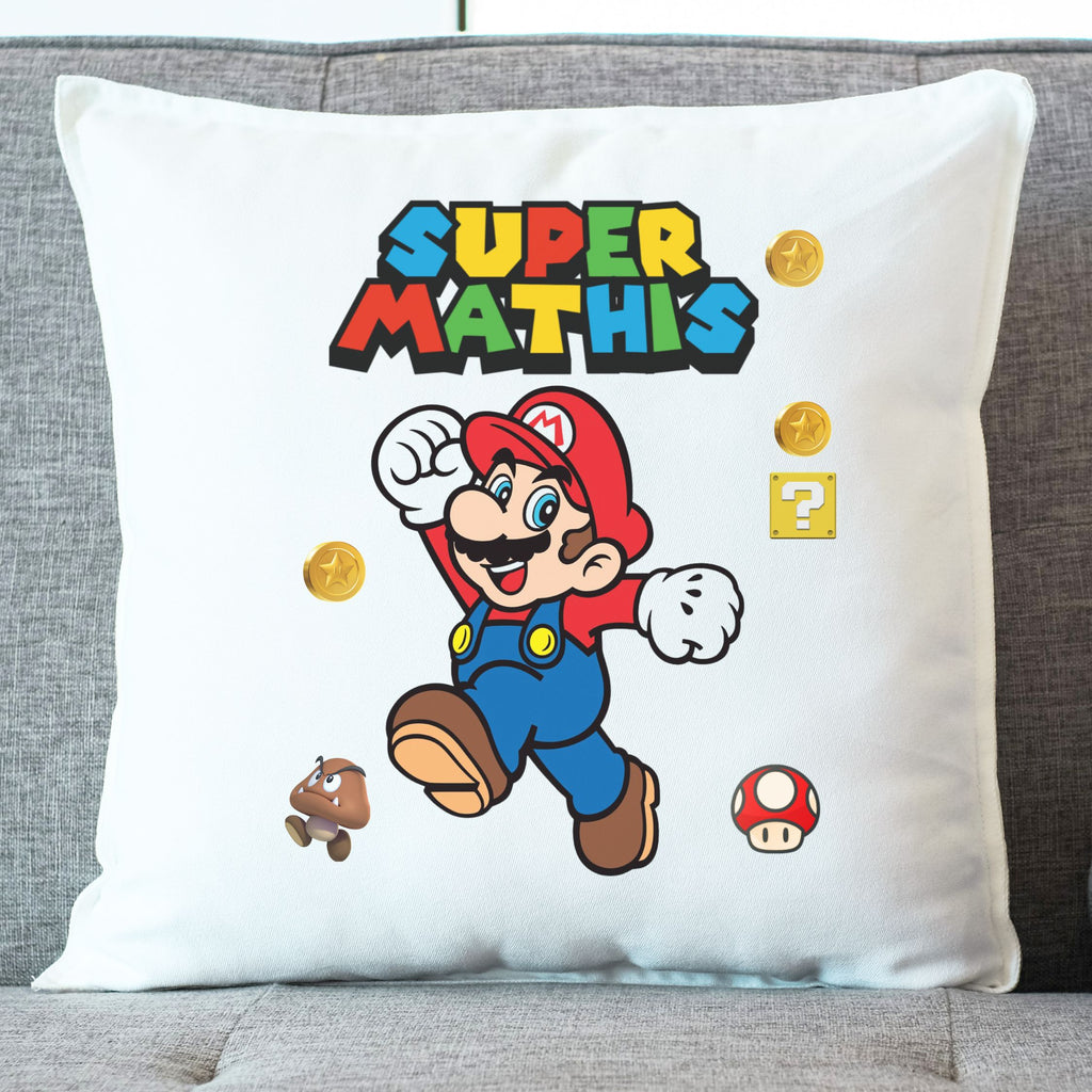 coussin super mario personnalise