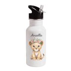 gourde pour enfant personnalisee lion et prenom