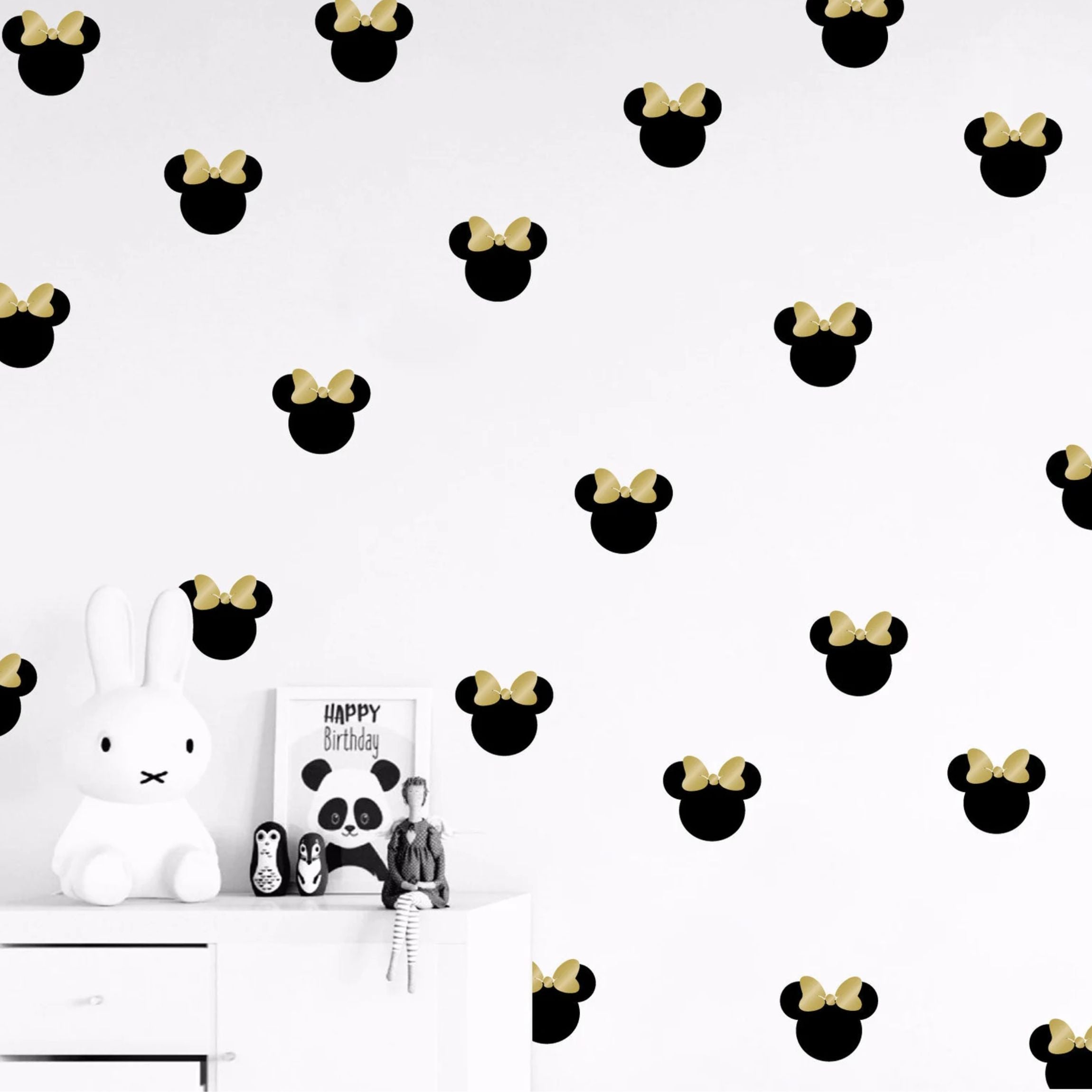 stickers tete de minnie 