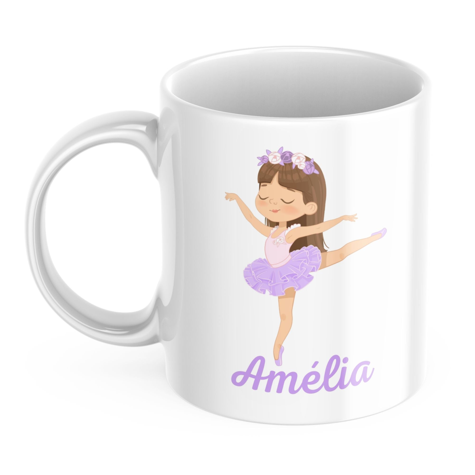 mug danseuse tutu prenom