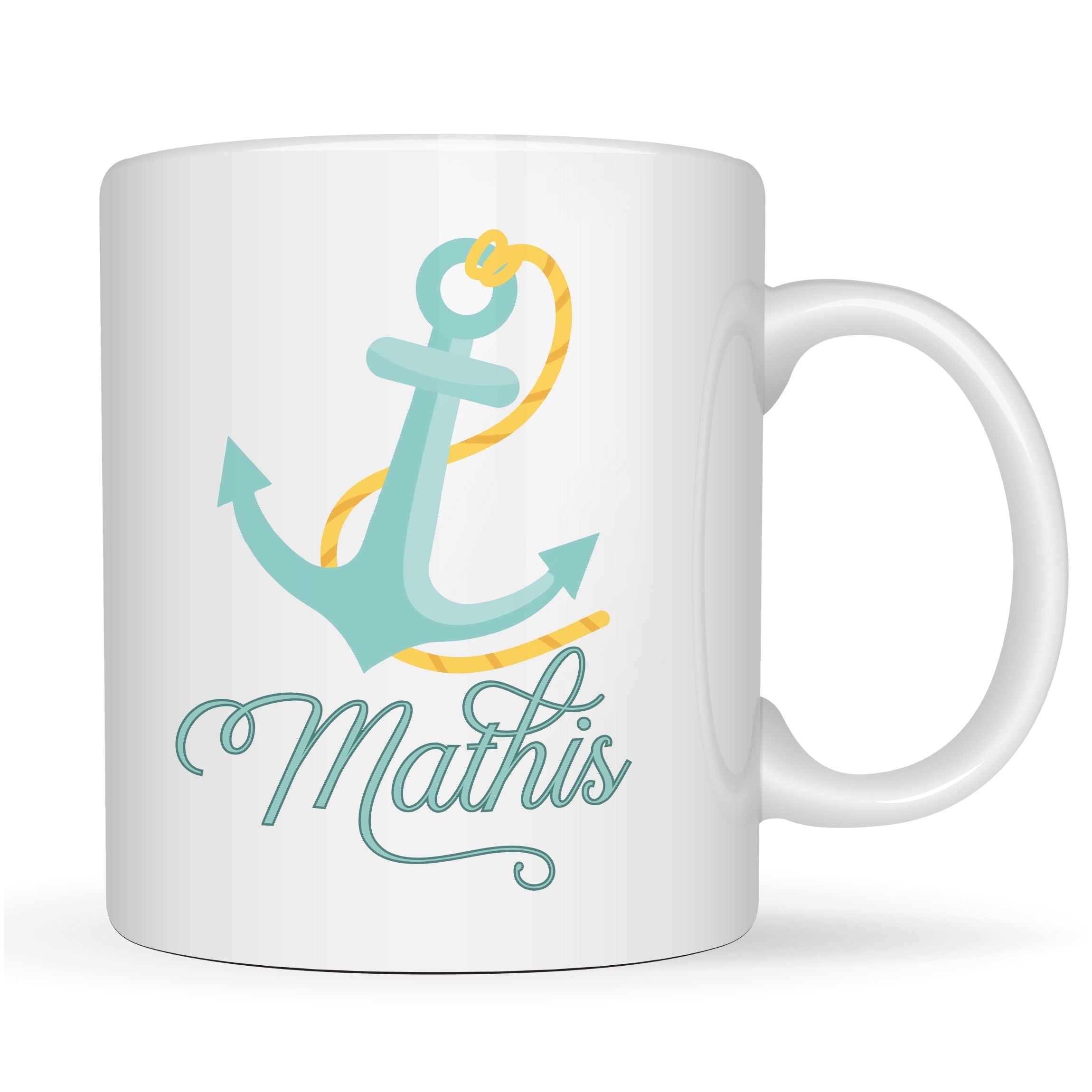 tasse enfant ancre marine