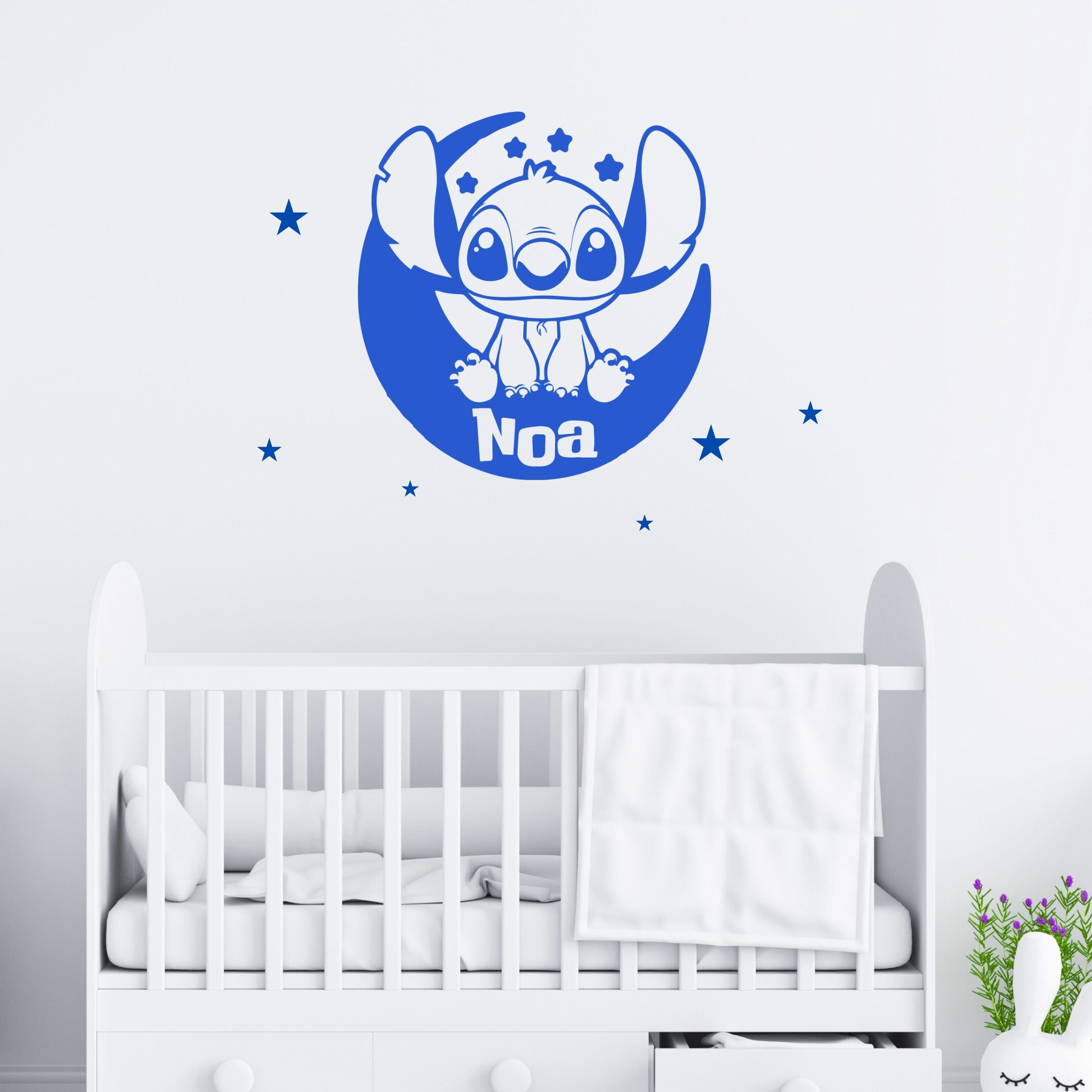 sticker mural stitch personnalise