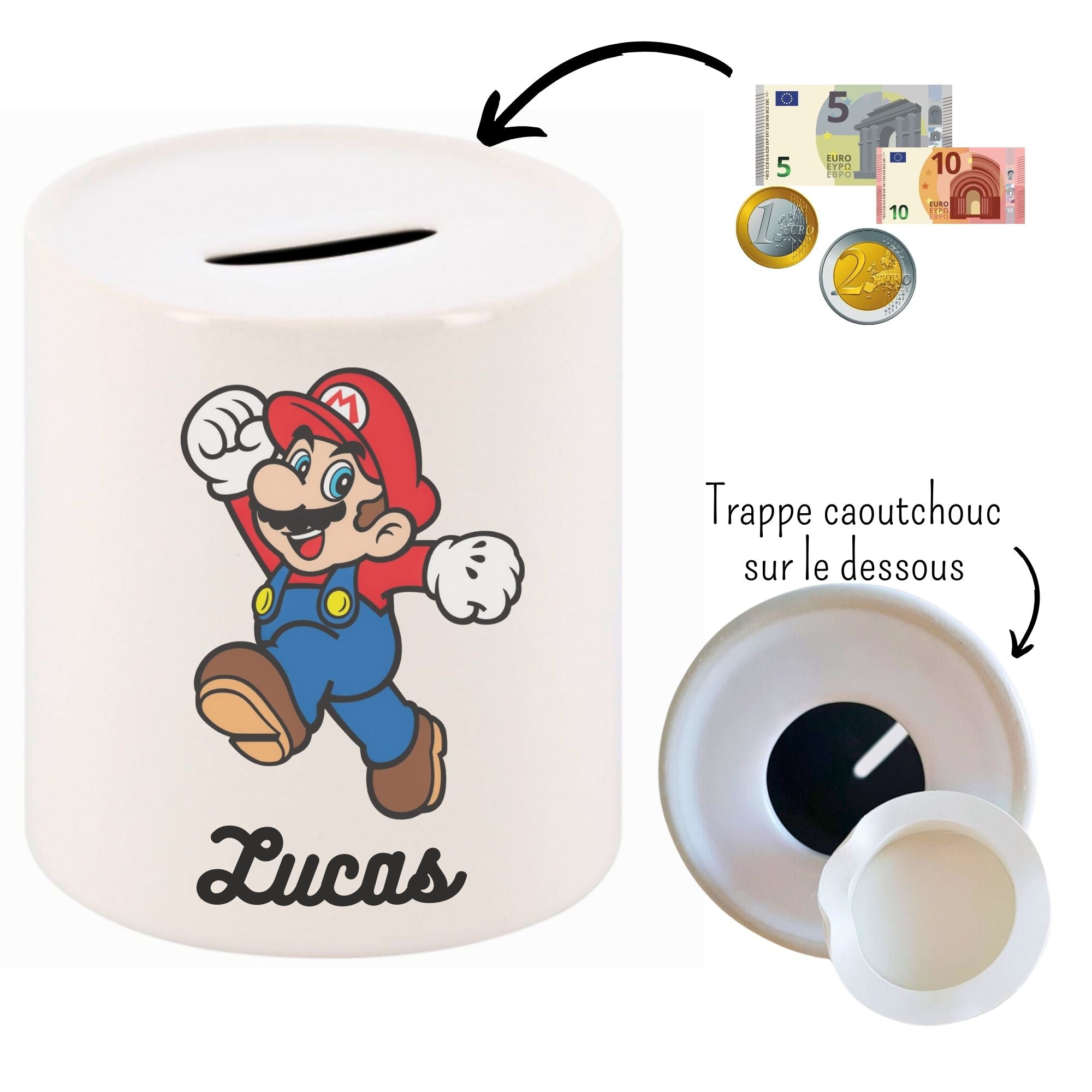 tirelire personnalisee mario
